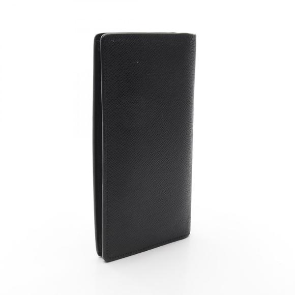 Louis Vuitton Ardoise Taiga Portefeuille Leather Long Black Wallet - Picture 1 of 8